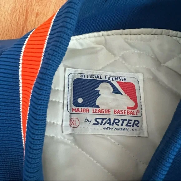 New York Mets Vintage Jacket by Starter XL - Picture 6 of 9